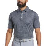 FootJoy Men's Allover Floral Print Polo - 1