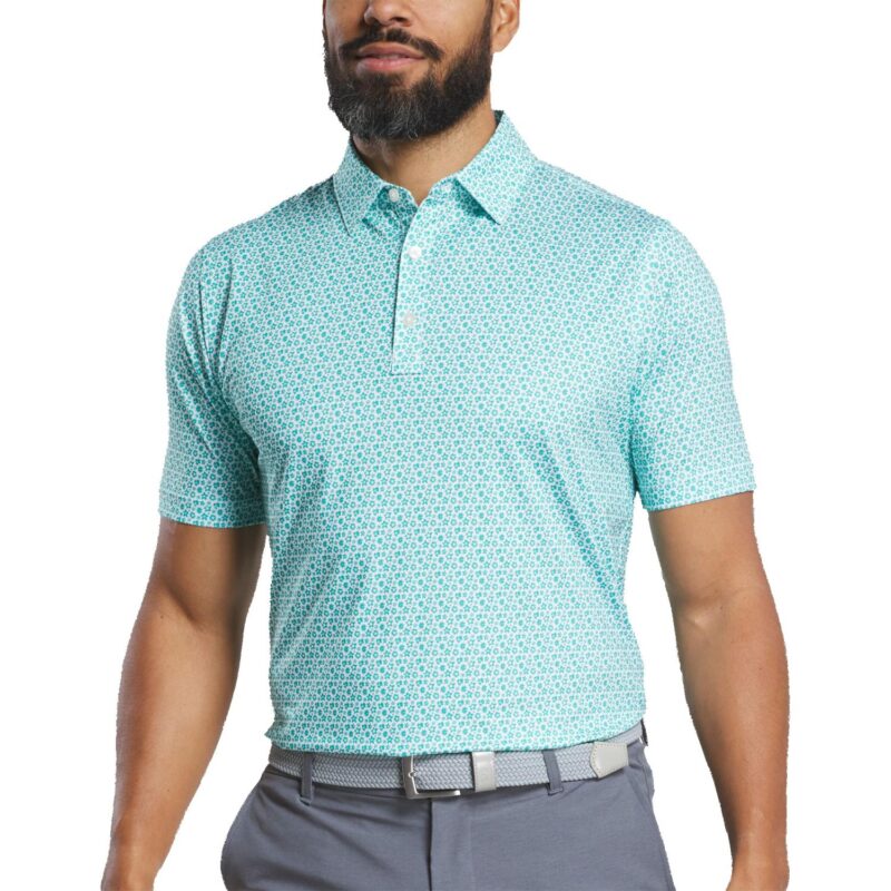 FootJoy Men's Allover Floral Print Polo - 4