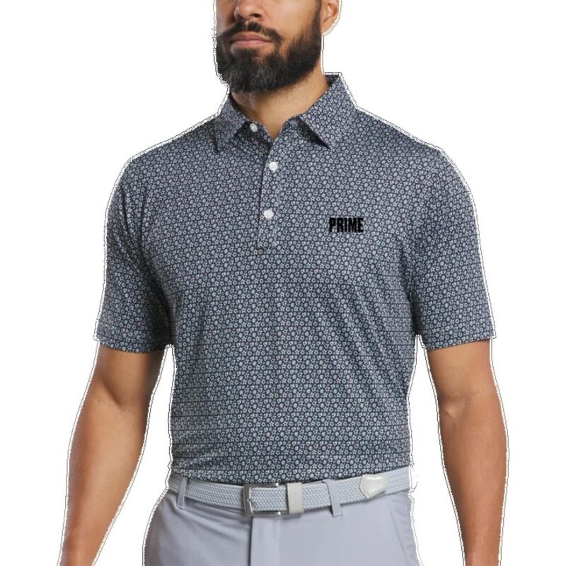 FootJoy Men's Allover Floral Print Polo - 9