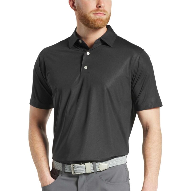 FootJoy Men's Tonal Dot Print Polo - 4