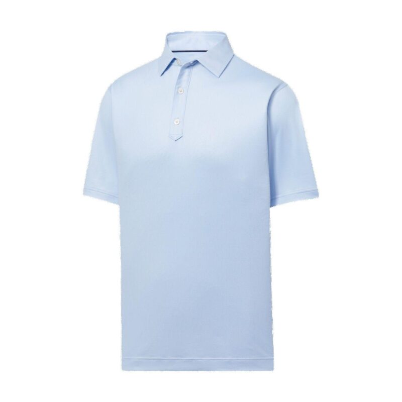 FootJoy Solid Lisle Set On Placket Polo - 1