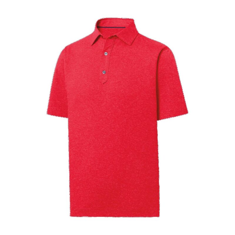 FootJoy Solid Lisle Set On Placket Polo - 6
