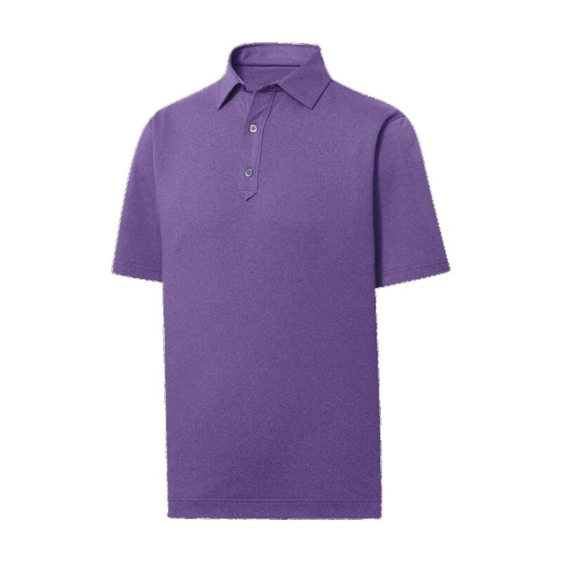FootJoy Solid Lisle Set On Placket Polo - 8