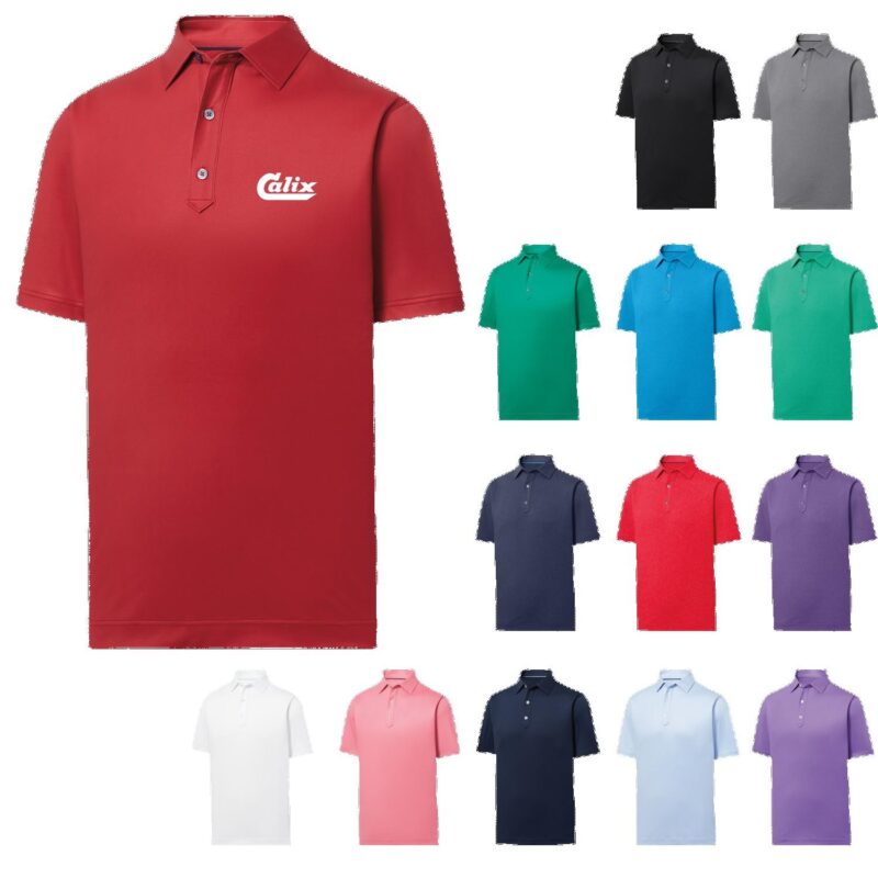 FootJoy Solid Lisle Set On Placket Polo