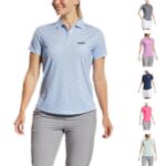 FootJoy Women's Speckle Short Sleeve Print Shirt