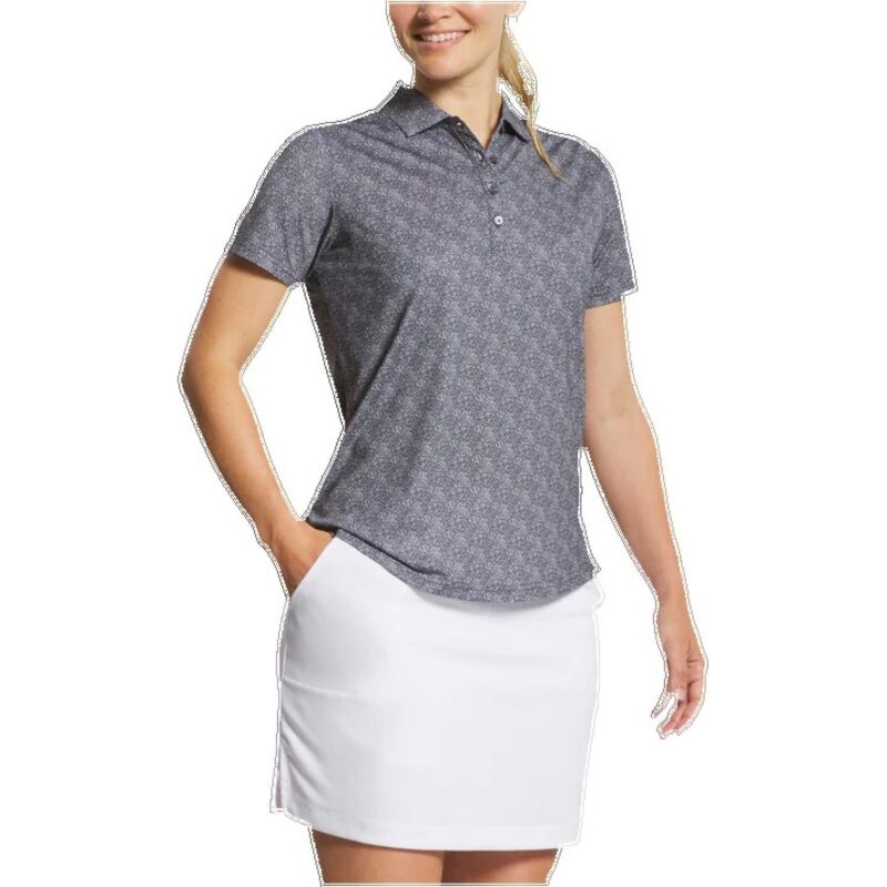 FootJoy Women's Speckle Short Sleeve Print Shirt - 2