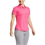 FootJoy Women's Speckle Short Sleeve Print Shirt - 4