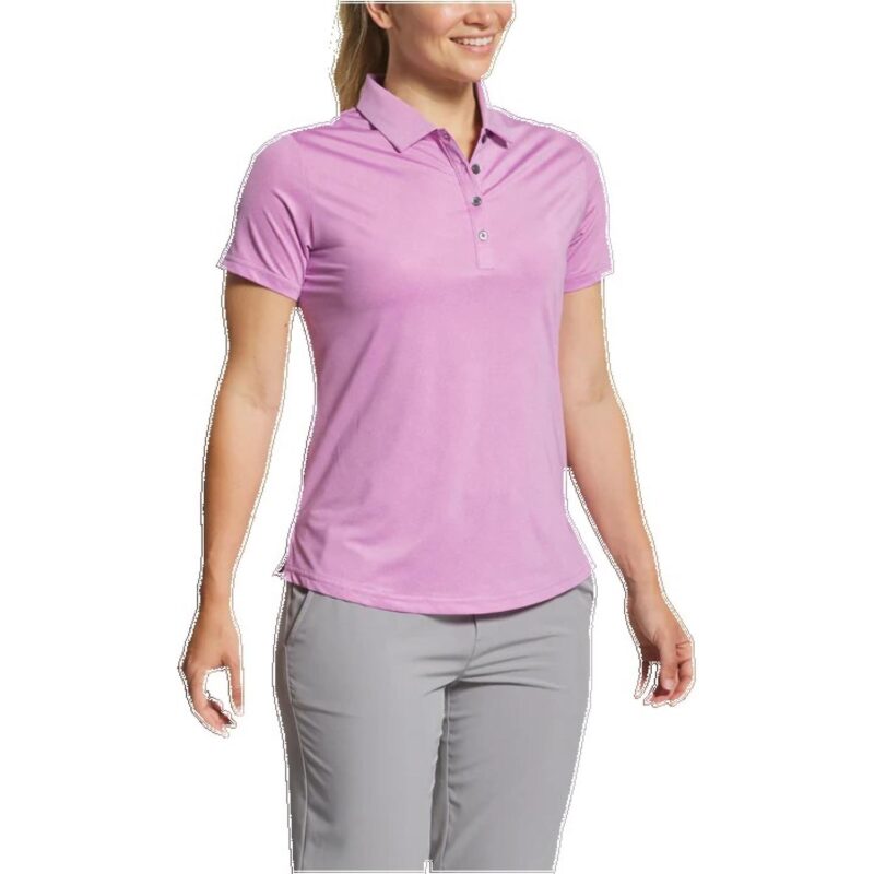 FootJoy Women's Speckle Short Sleeve Print Shirt - 5