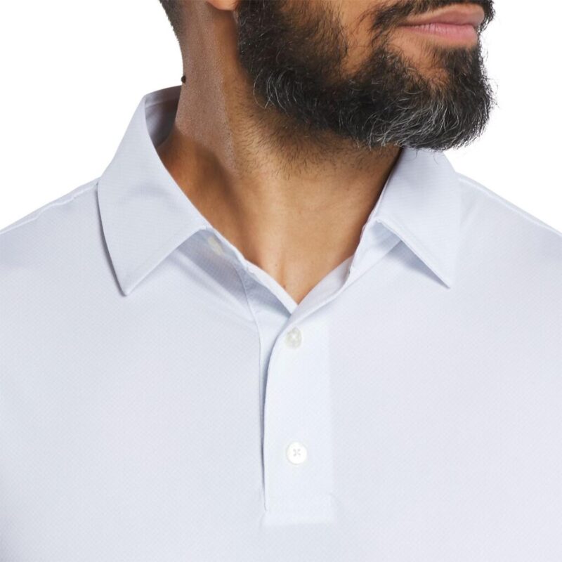 FootJoy® Easy Care Dot Lisle Performance Golf Polo - 2