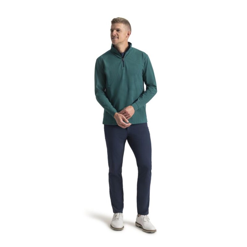 FootJoy® Ottoman Stripe Performance Quarter-Zip Pullover - 2
