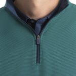 FootJoy® Ottoman Stripe Performance Quarter-Zip Pullover - 3
