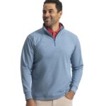 FootJoy® Ottoman Stripe Performance Quarter-Zip Pullover - 6
