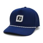 FootJoy® Six Panel Jewel Rope Golf Hat with Snapback Closure - 2