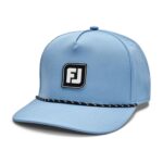 FootJoy® Six Panel Jewel Rope Golf Hat with Snapback Closure - 3