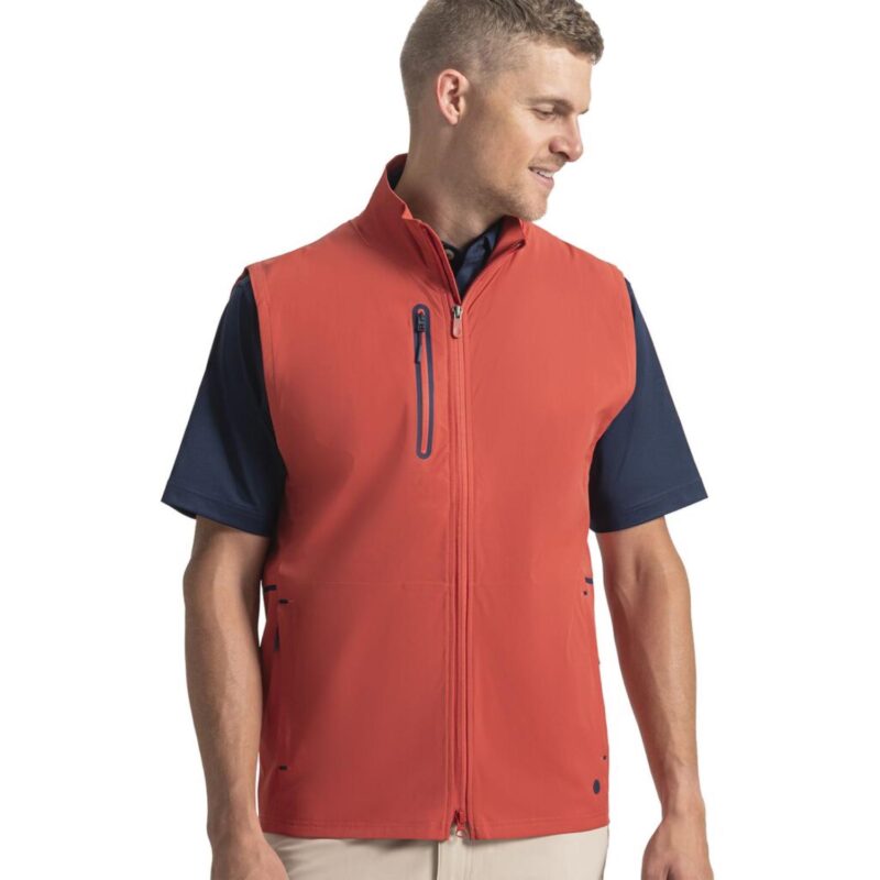 FootJoy® Tech Performance Vest with 2-way zipper and Chest Pocket - 6