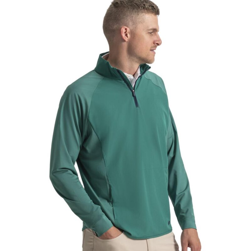 FootJoy® Water Repellant Tech Performance Mid-Layer Pullover - 5