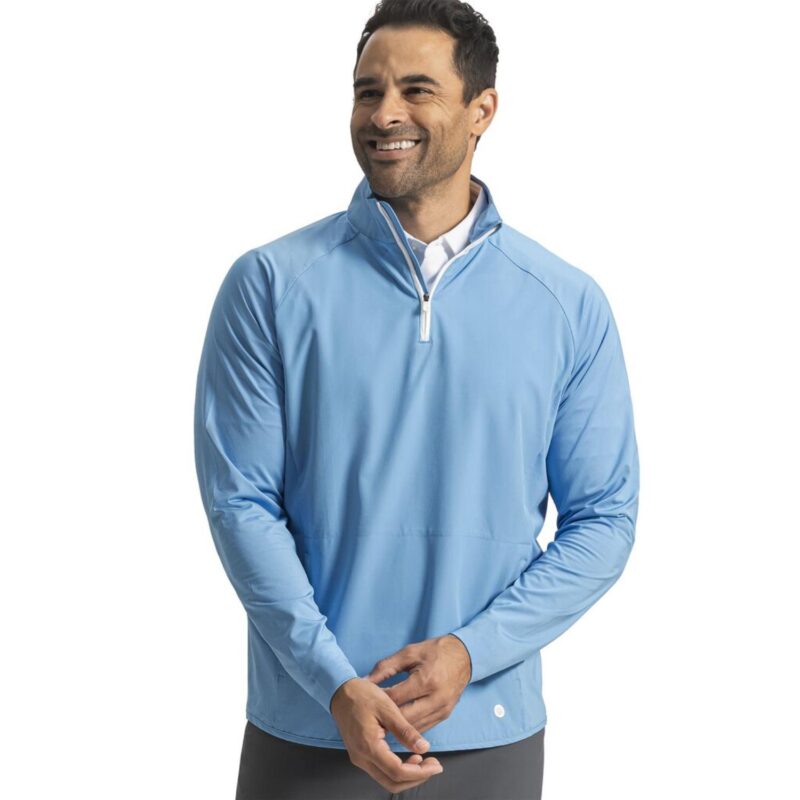 FootJoy® Water Repellant Tech Performance Mid-Layer Pullover - 7