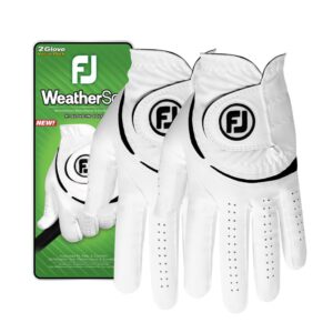 FootJoy® WeatherSof 2-Pack Performance Golf Glove with Enhanced Grip & Breathable Mesh