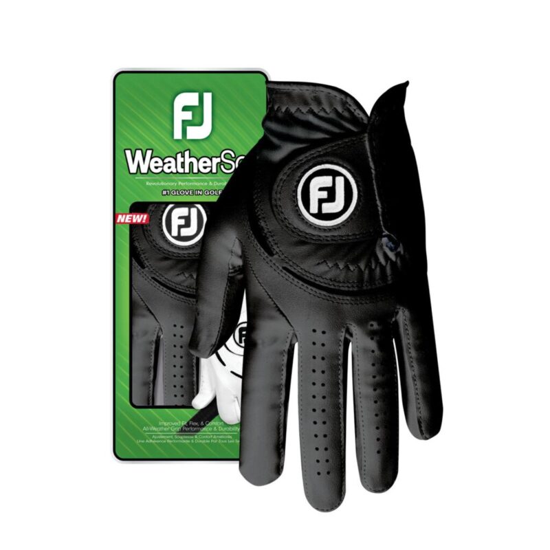 FootJoy® WeatherSof Performance Golf Glove with Enhanced Grip & Breathable Mesh - 4