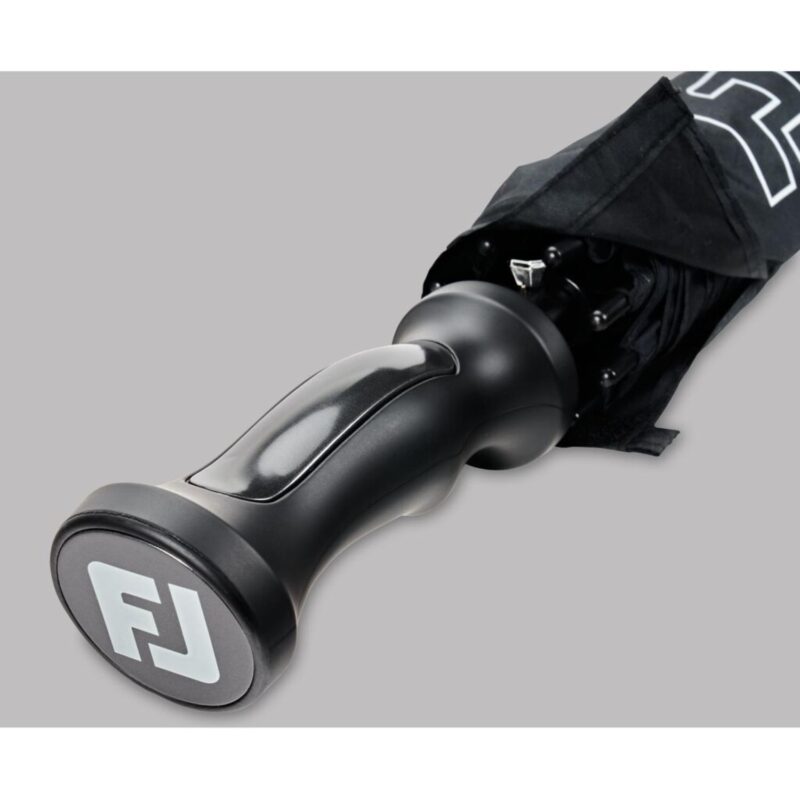 FootJoy® Windproof Golf Umbrella with Towel Hook & Velcro Glove Tab - 4
