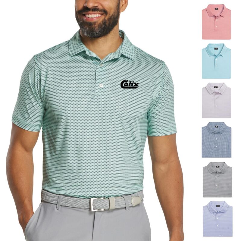 FootJoy-Mens-Stellar-Print-Lisle-Polo-FJSTELLAR-FD FootJoy Men's Stellar Print Lisle Polo